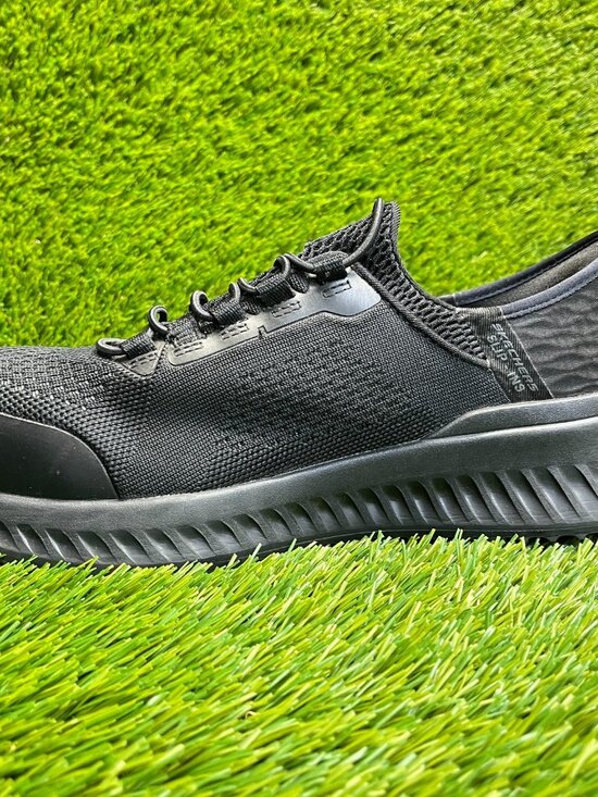 Skechers Tilido-Fletchit Mens Size 7E Black Composite Toe Work Slip-Ins Shoes main image 8